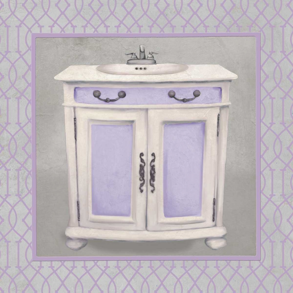 Lavender Bathroom II art print by Elizabeth Medley for $57.95 CAD