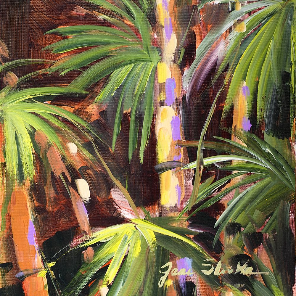Palms in the Night I art print by Jane Slivka for $57.95 CAD