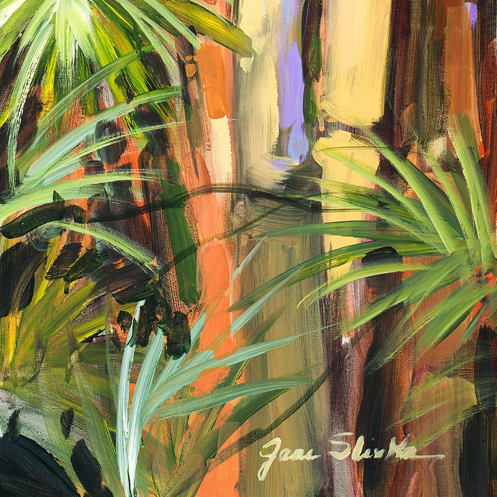 Palms in the Night II art print by Jane Slivka for $57.95 CAD