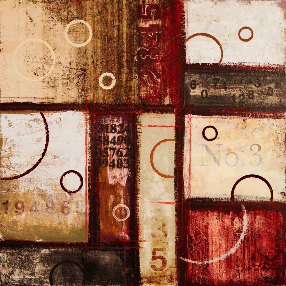 Digits in the Abstract I art print by Michael Marcon for $57.95 CAD