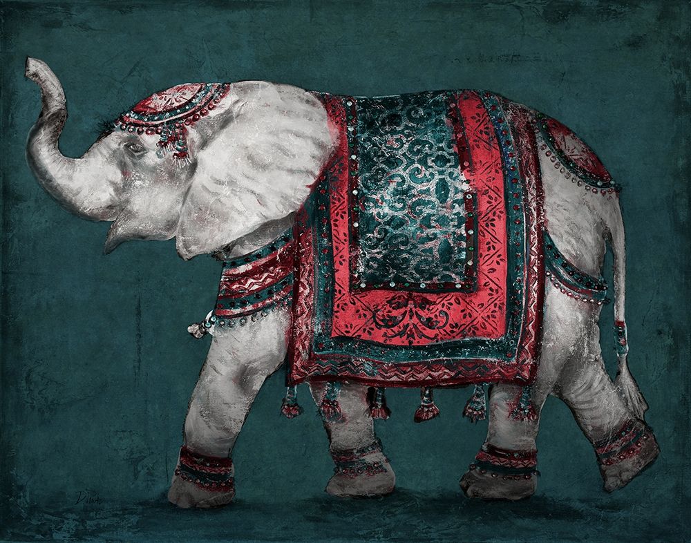 Regal Elephant art print by Patricia Pinto for $57.95 CAD