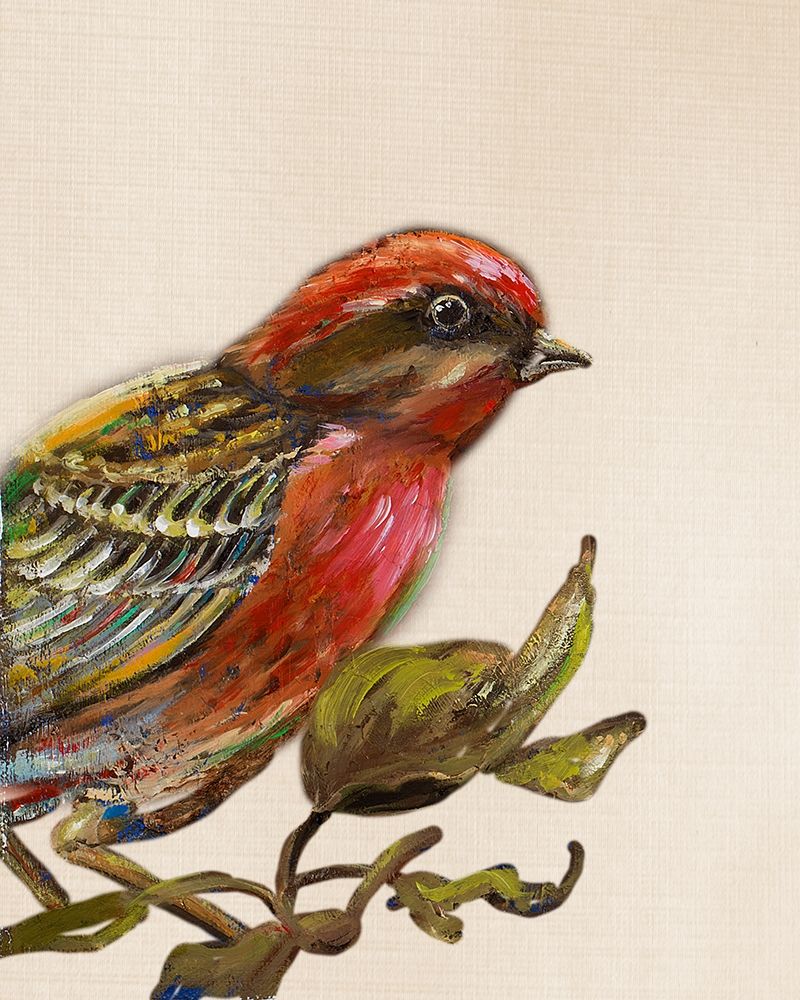 Bird on Perch I art print by Patricia Pinto for $57.95 CAD