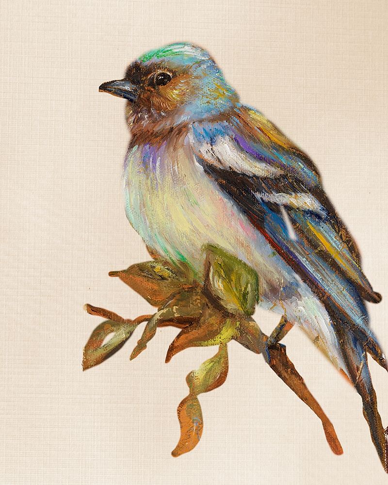Bird on Perch II art print by Patricia Pinto for $57.95 CAD