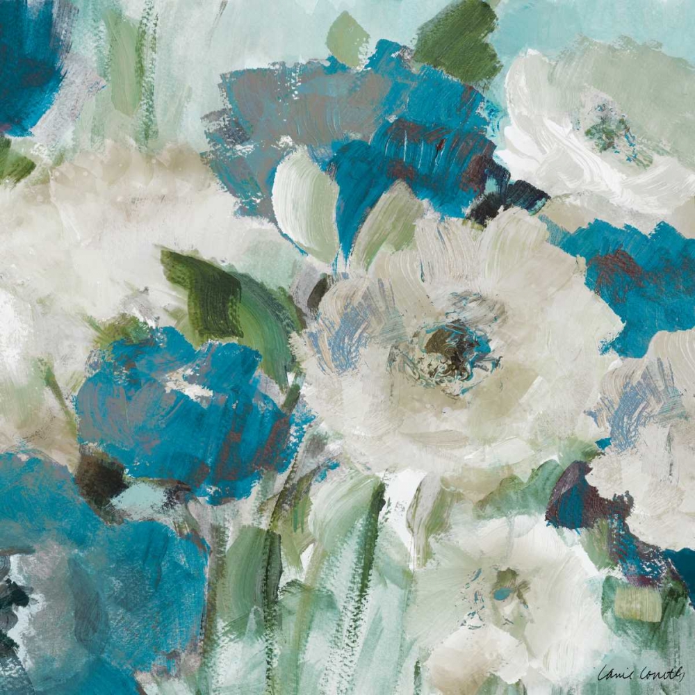 Indigo Power Square III art print by Lanie Loreth for $57.95 CAD