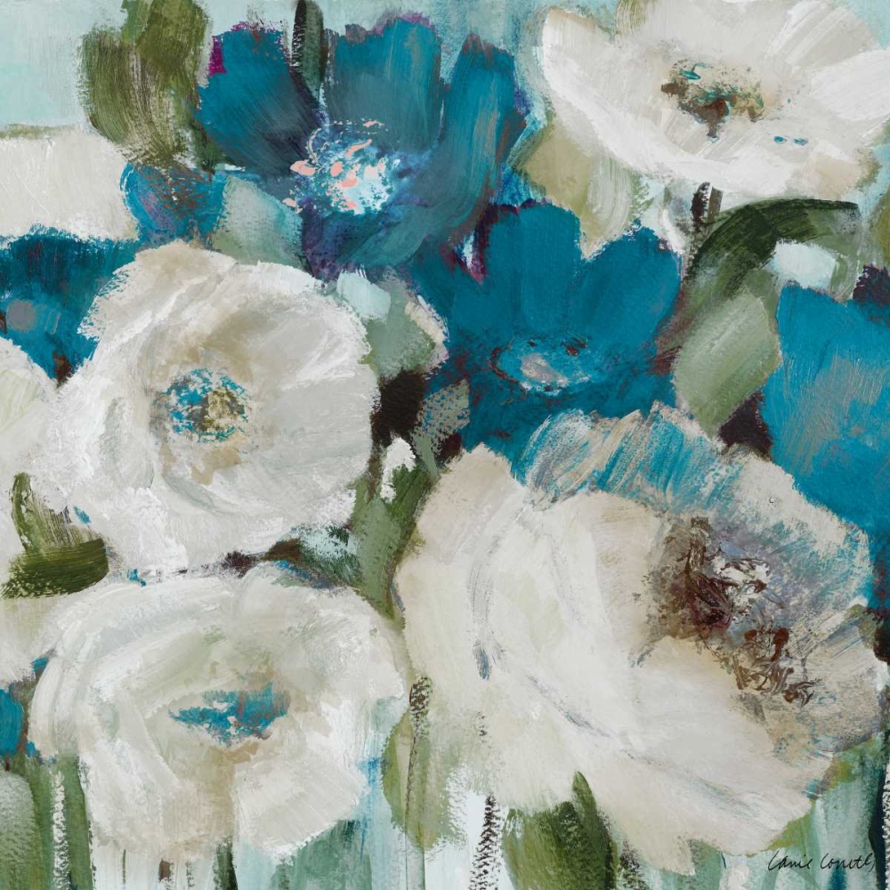 Indigo Power Square II art print by Lanie Loreth for $57.95 CAD