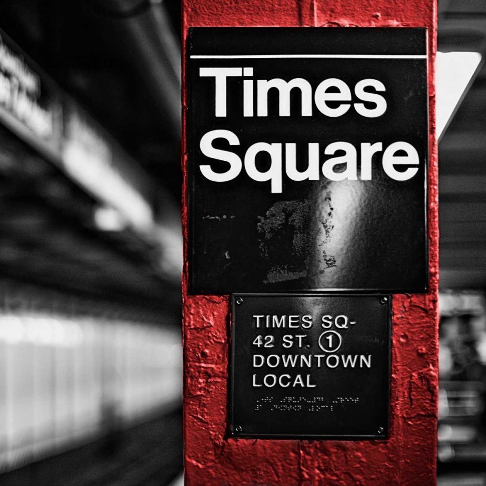 Square Times Square art print by Susan Bryant for $57.95 CAD