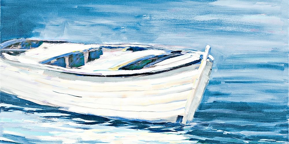 Shoreside Boat art print by Jane Slivka for $57.95 CAD