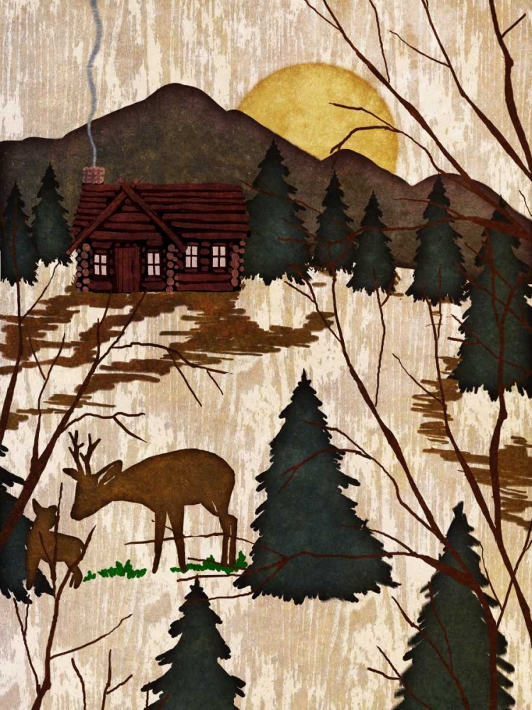 Cabin in the Woods II art print by Nicholas Biscardi for $57.95 CAD