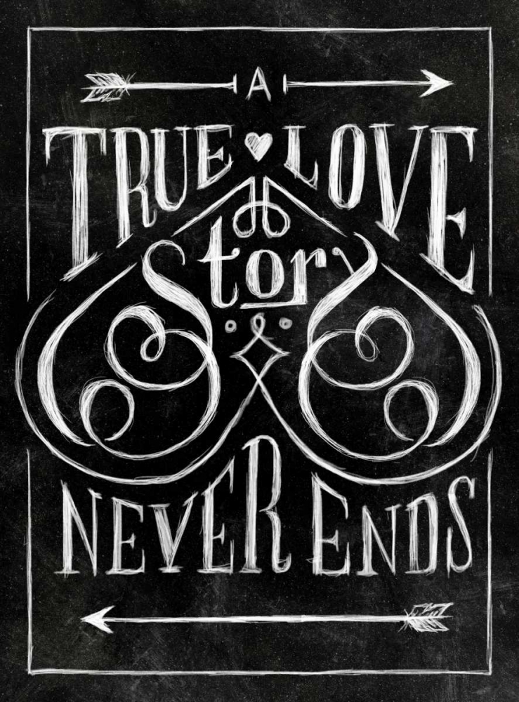 True Love with Border art print by SD Graphics Studio for $57.95 CAD