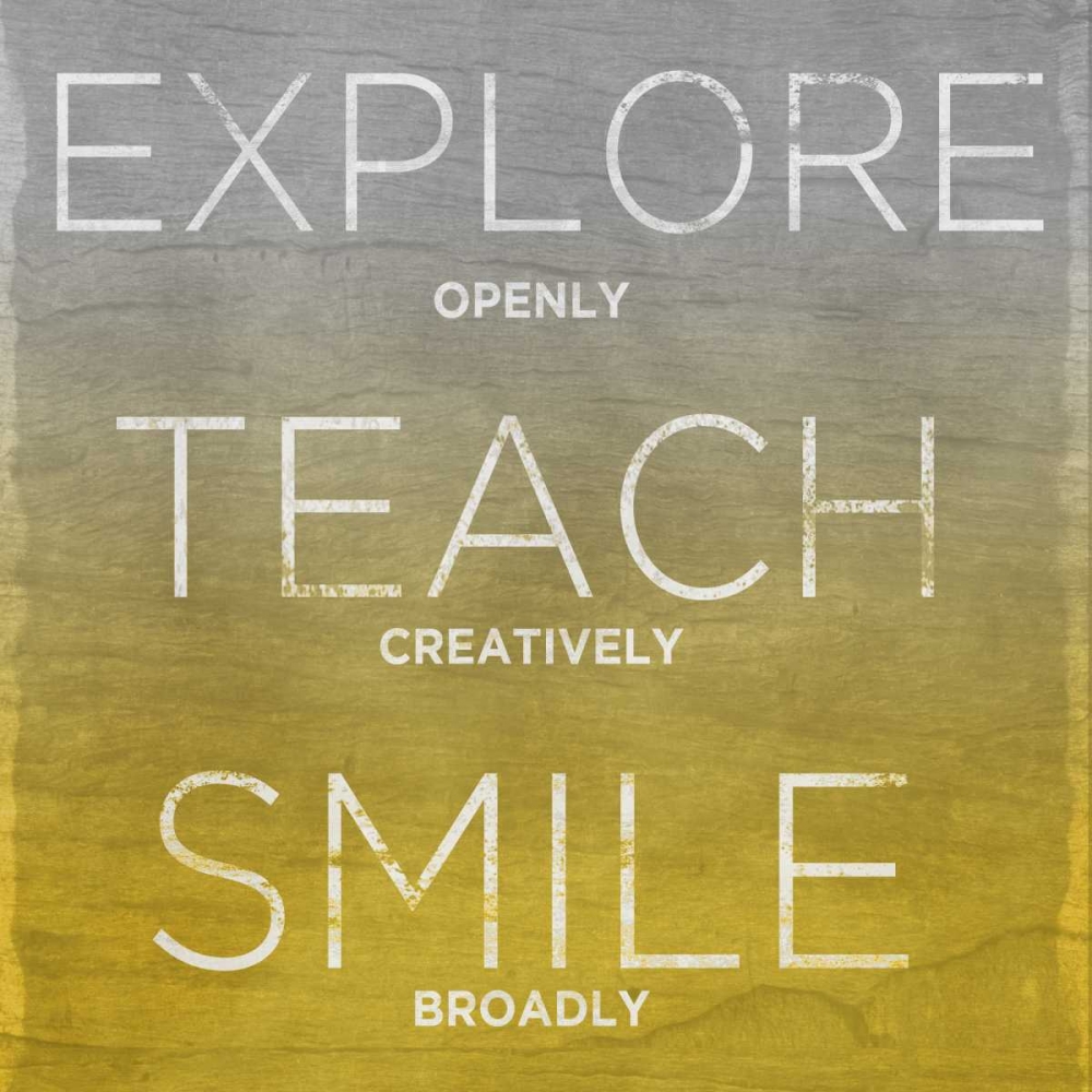 Explore Teach Smile art print by SD Graphics Studio for $57.95 CAD