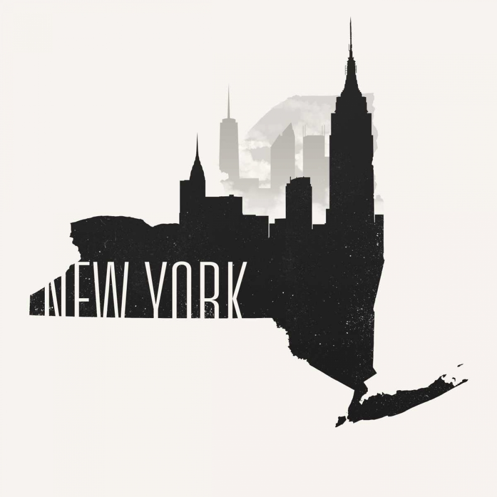 New York Skyline art print by SD Graphics Studio for $57.95 CAD