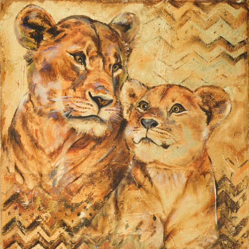 Safari Mother and Son II art print by Patricia Pinto for $57.95 CAD