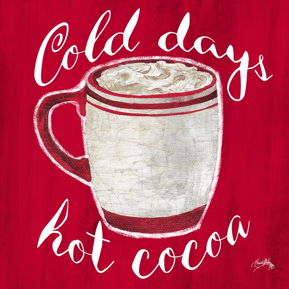 Cold Days and Hot Cocoa art print by Elizabeth Medley for $57.95 CAD