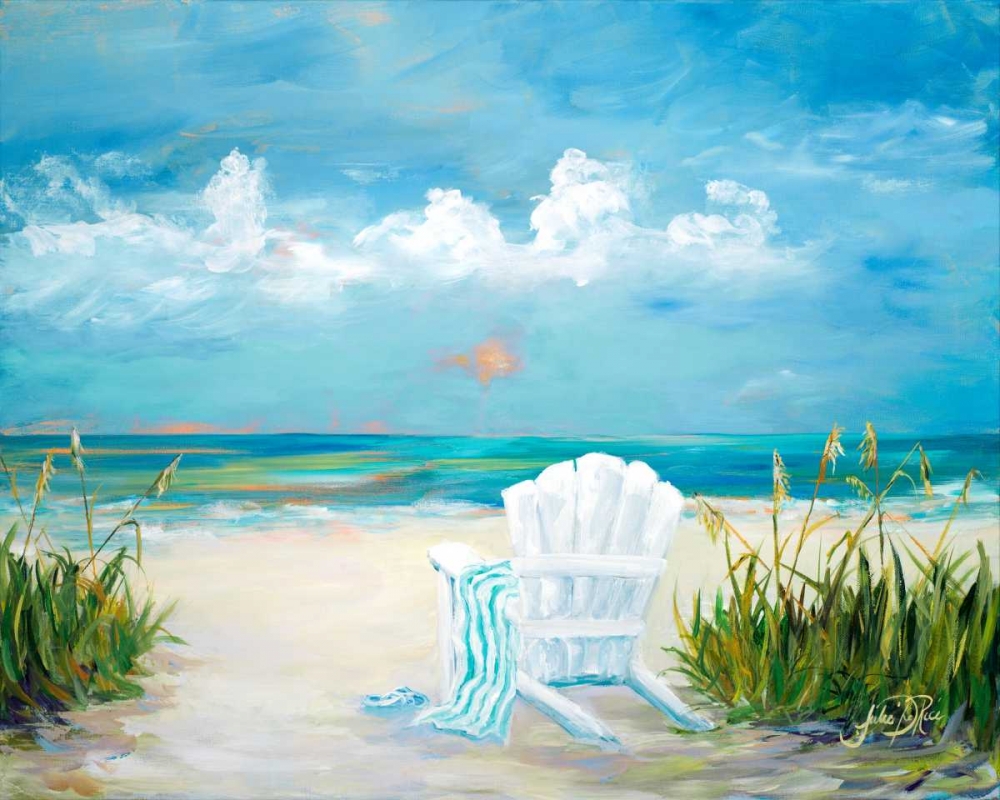 Beach Scene II art print by Julie DeRice for $57.95 CAD