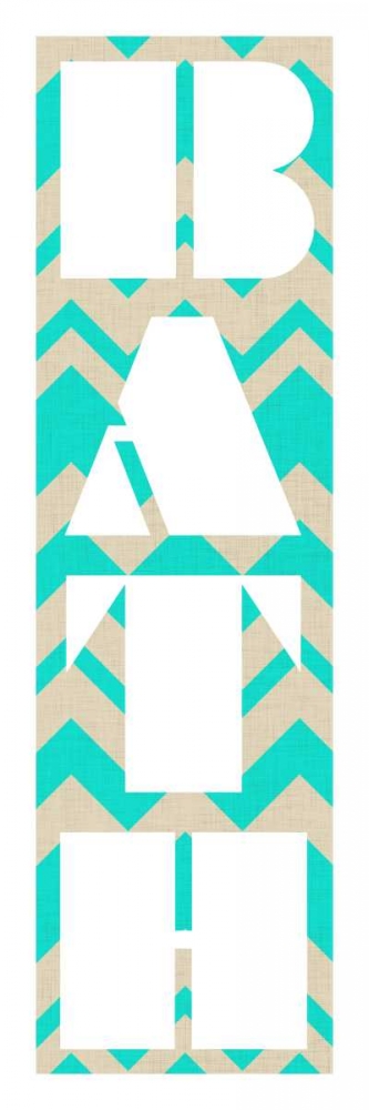 Bathing in Chevron art print by SD Graphics Studio for $57.95 CAD