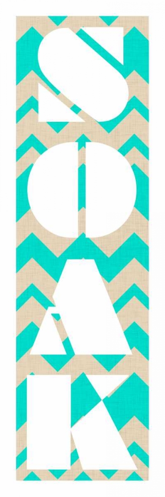 Soaking in Chevron art print by SD Graphics Studio for $57.95 CAD