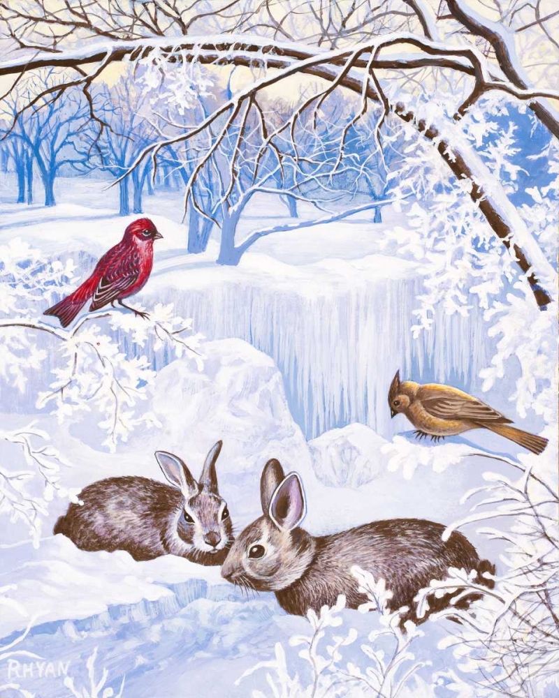 Nature in Winter I art print by Vivien Rhyan for $57.95 CAD
