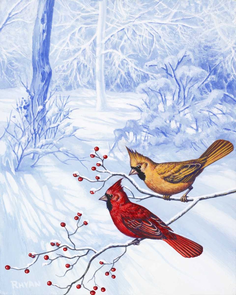 Nature in Winter II art print by Vivien Rhyan for $57.95 CAD