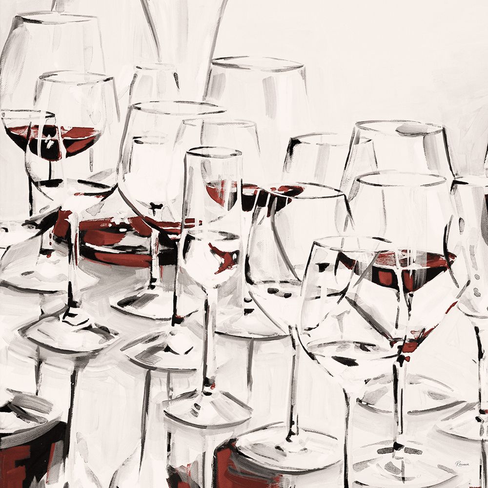 Glasses Half Full I art print by Heather A. French-Roussia for $57.95 CAD