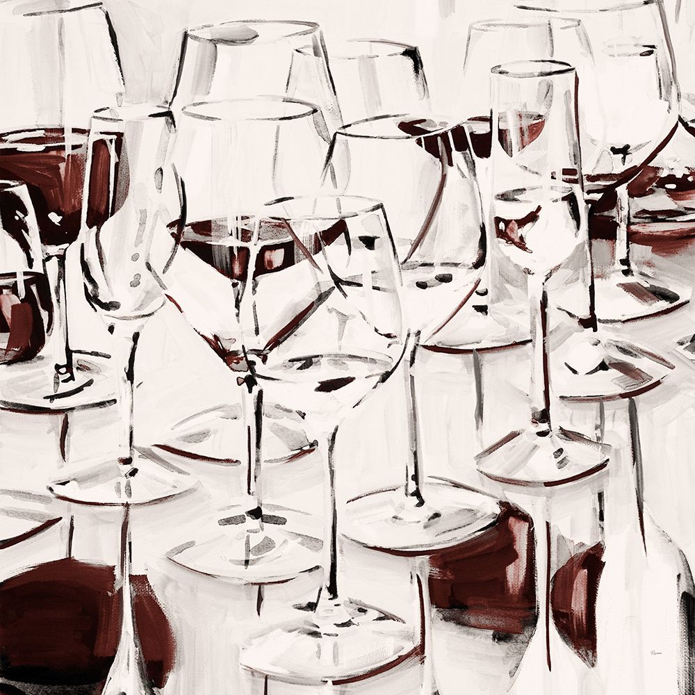 Glasses Half Full II art print by Heather A. French-Roussia for $57.95 CAD