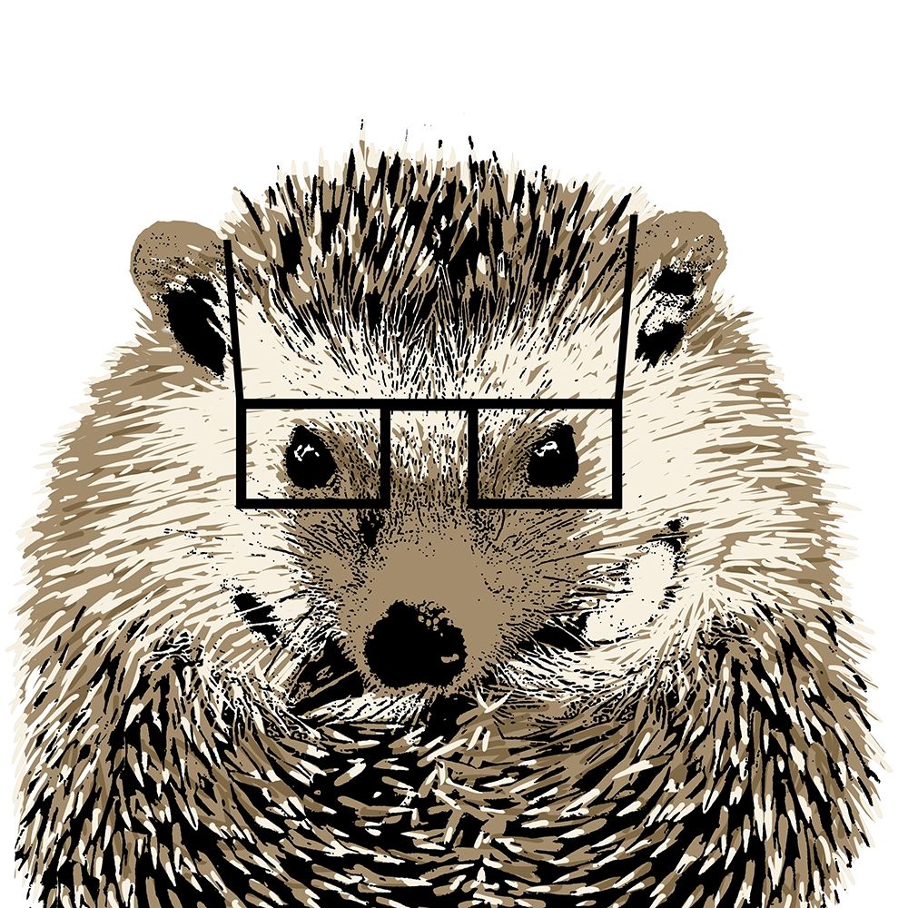 Good Looking Hedgehog art print by SD Graphics Studio for $57.95 CAD