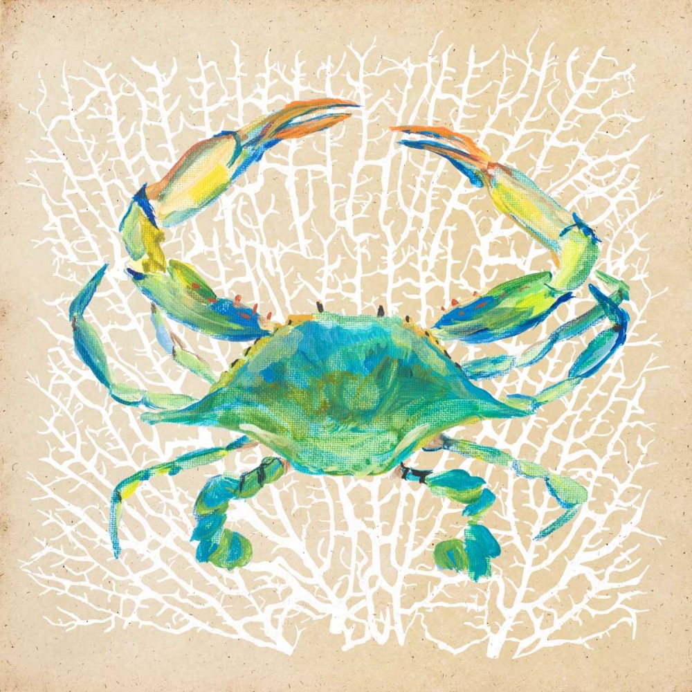 Sealife Crab art print by Julie DeRice for $57.95 CAD
