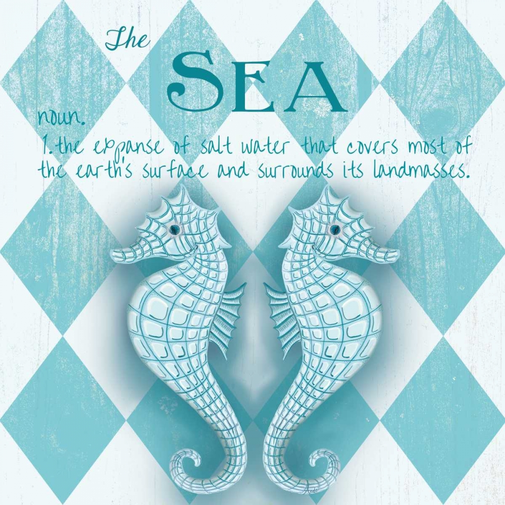 The Sea Border art print by Andi Metz for $57.95 CAD