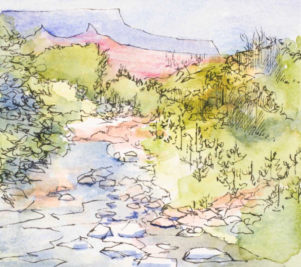 Along the River art print by Jane Slivka for $57.95 CAD