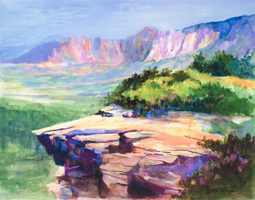 Colorful View art print by Jane Slivka for $57.95 CAD