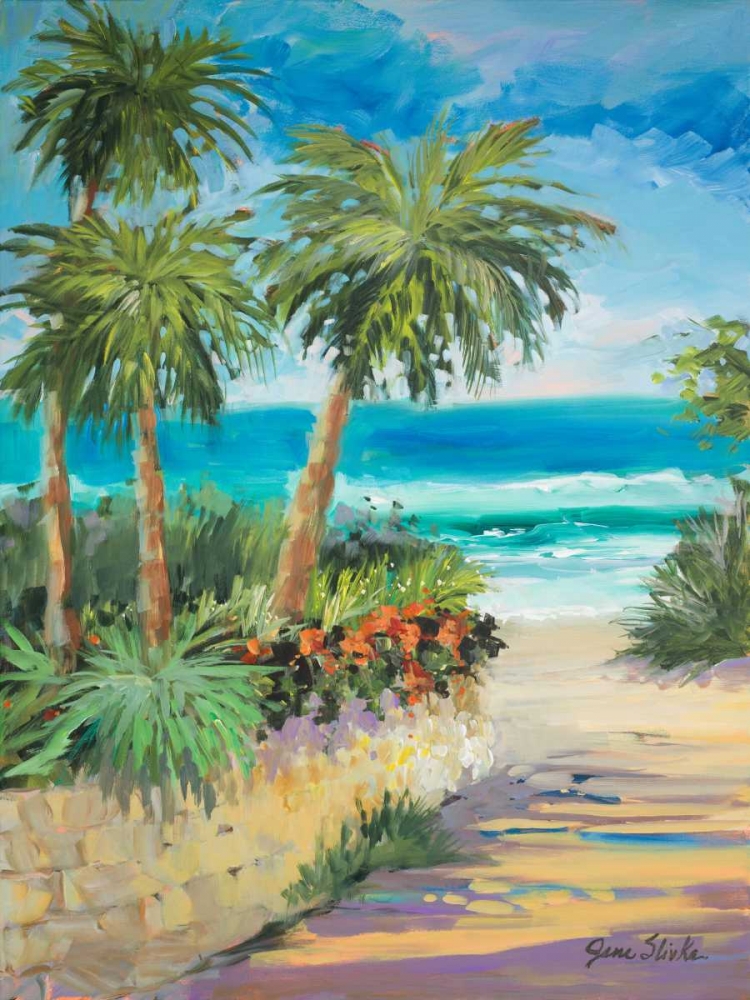 Palm Path art print by Jane Slivka for $57.95 CAD