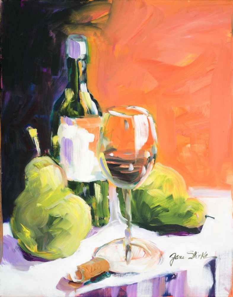 Pear Wine art print by Jane Slivka for $57.95 CAD