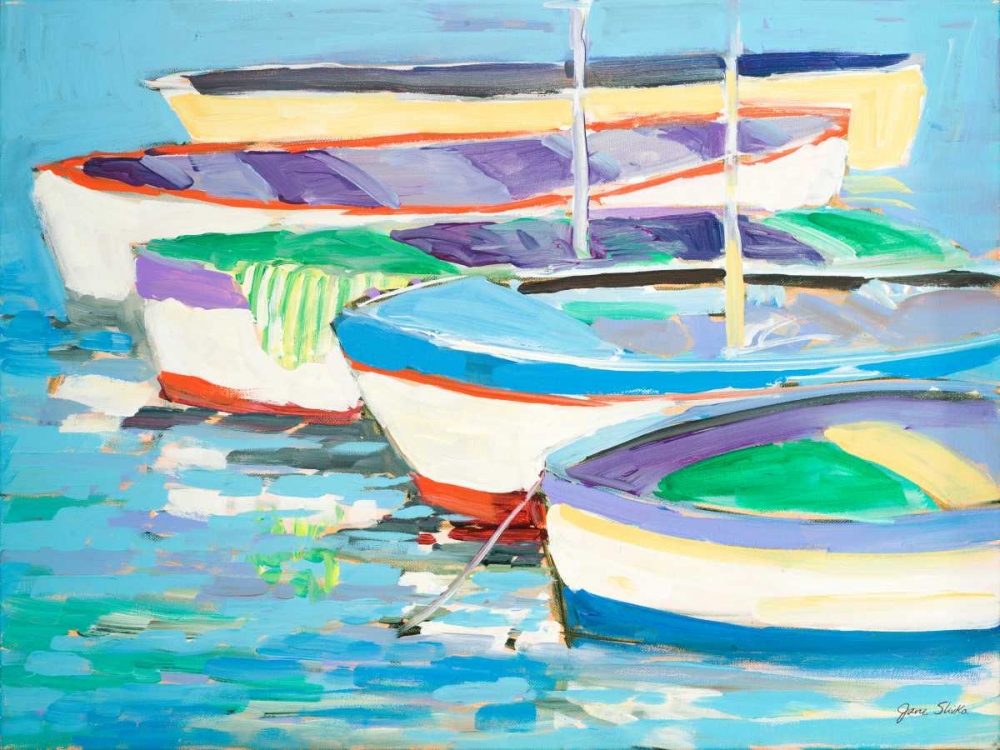 Row Your Boats art print by Jane Slivka for $57.95 CAD