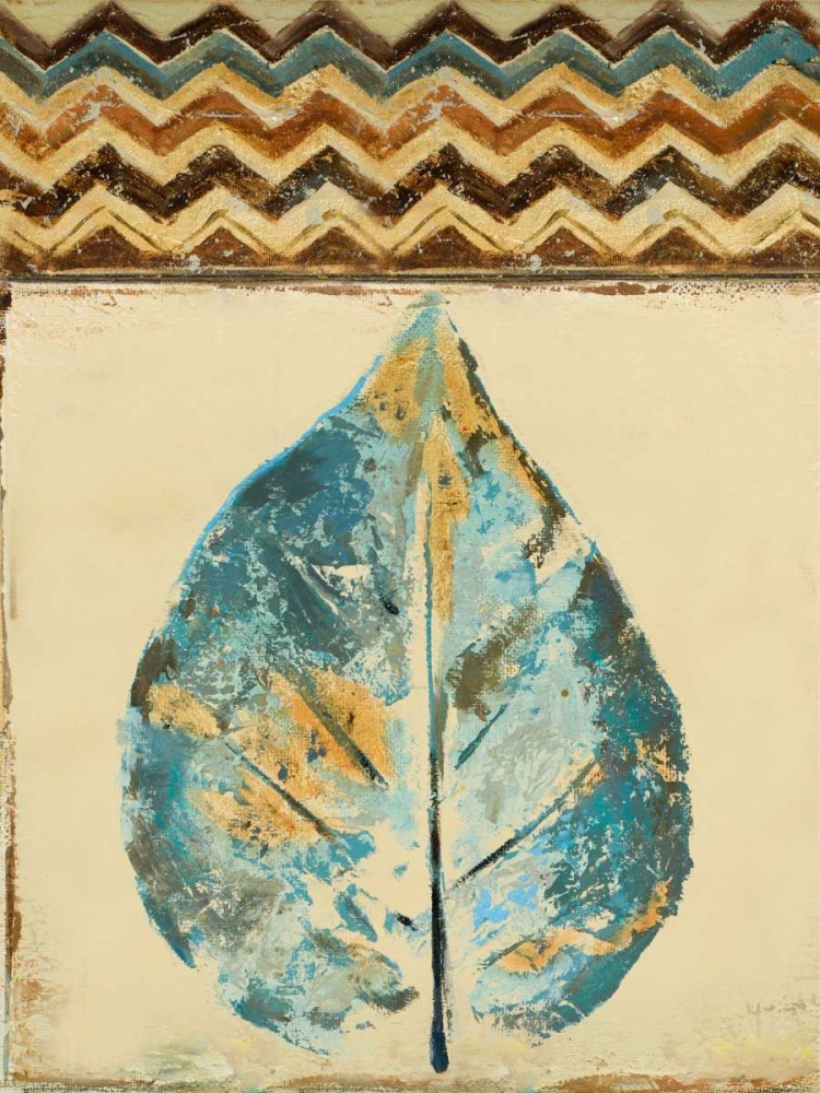 Chevron Leaf II art print by Patricia Pinto for $57.95 CAD