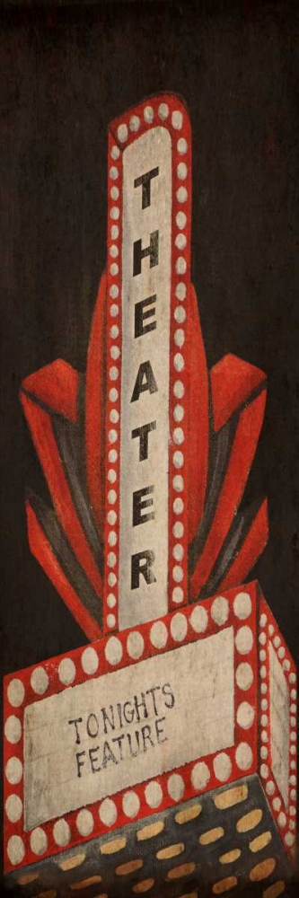 Now Showing Theater art print by Gina Ritter for $57.95 CAD