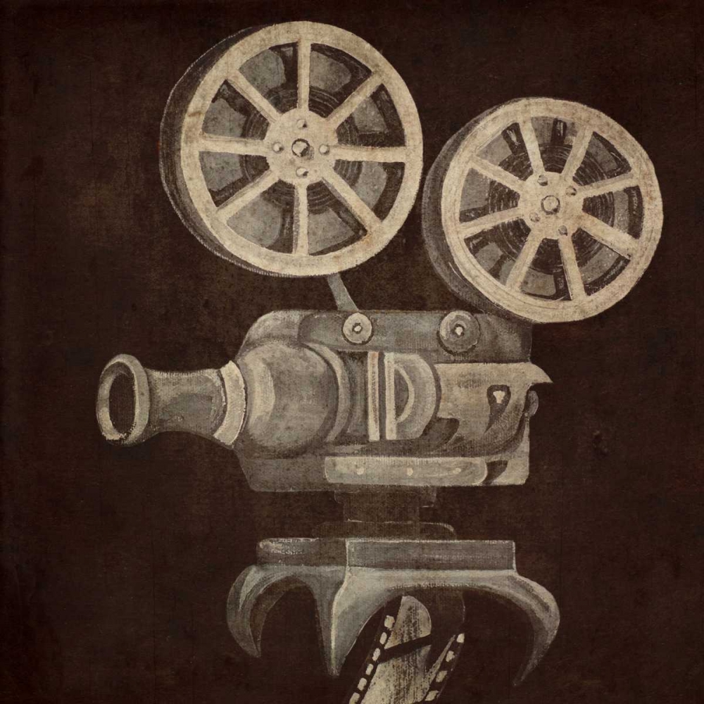 Now Showing Projector art print by Gina Ritter for $57.95 CAD