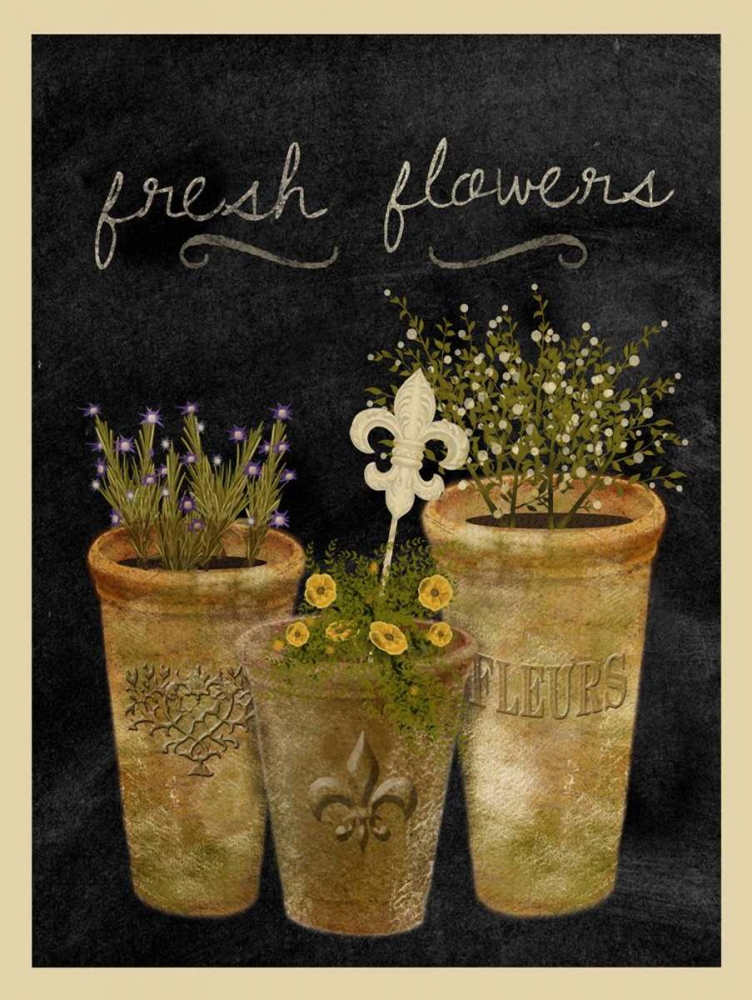Fresh Flowers I art print by Beth Albert for $57.95 CAD