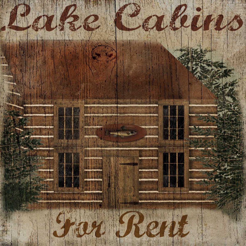 Lake Cabin art print by Beth Albert for $57.95 CAD