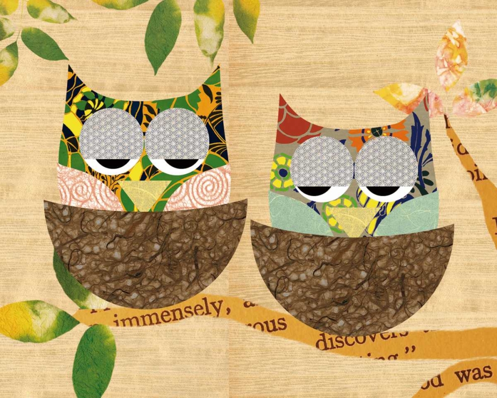 Tree Owls art print by Claudia Schoen for $57.95 CAD