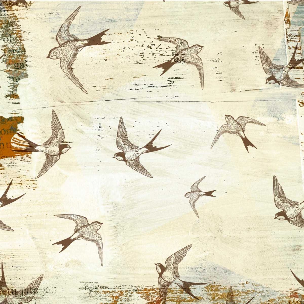 Swallow Pattern art print by Dallas Drotz for $57.95 CAD