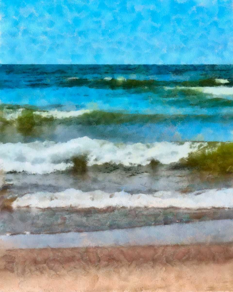 Lake Michigan layers art print by Michelle Calkins for $57.95 CAD