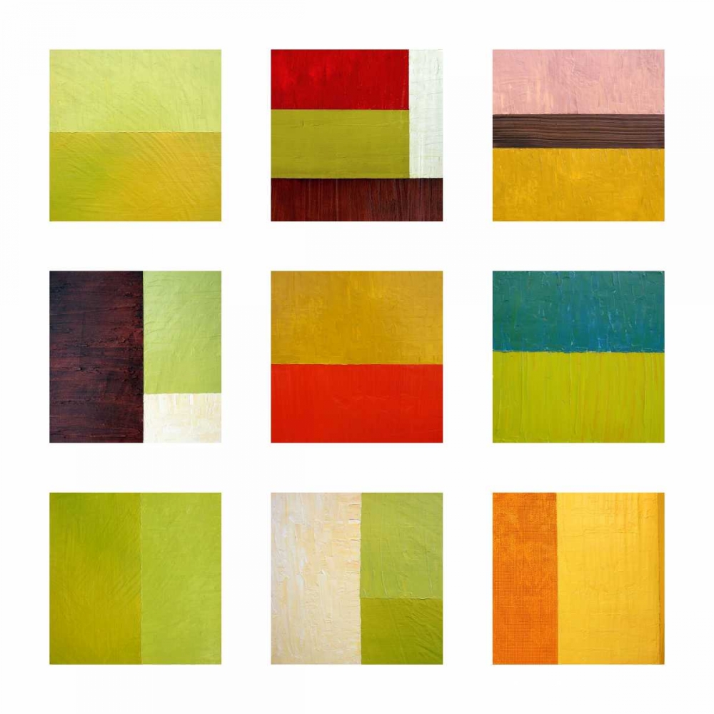 Color study collage art print by Michelle Calkins for $57.95 CAD