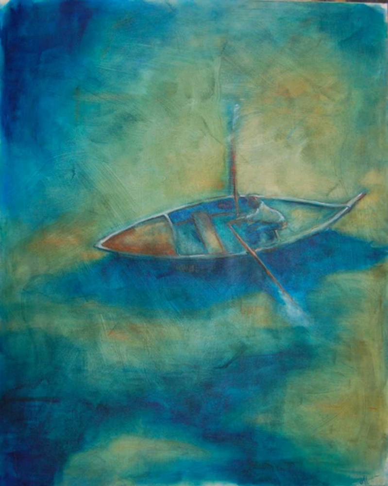 Boat from Above art print by Kate Hoffman for $57.95 CAD