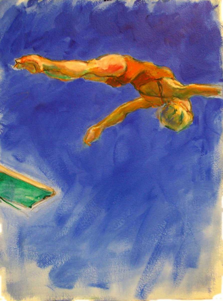 Diver art print by Kate Hoffman for $57.95 CAD