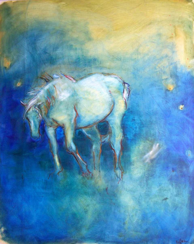 White Horse5 art print by Kate Hoffman for $57.95 CAD