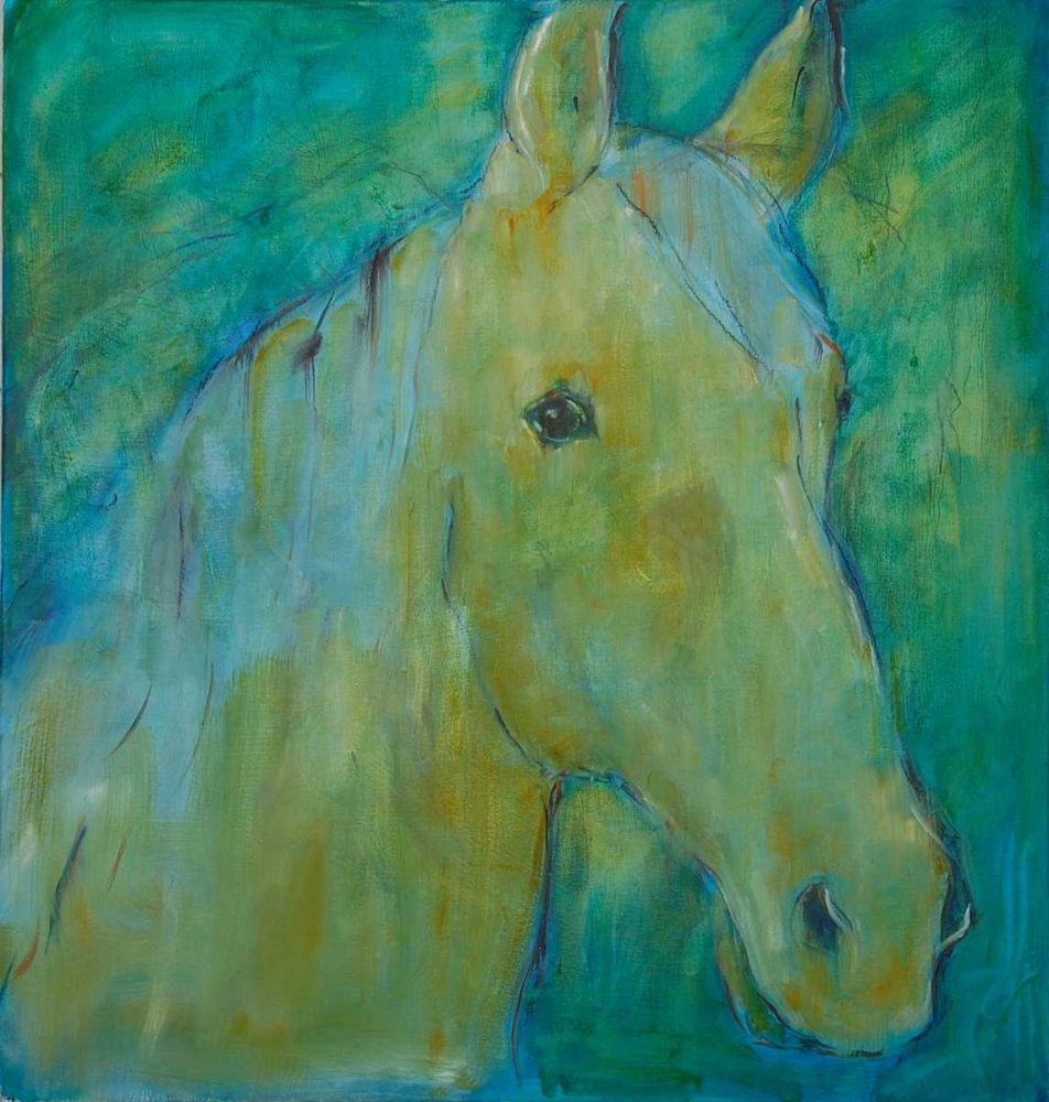 Horse Green art print by Kate Hoffman for $57.95 CAD