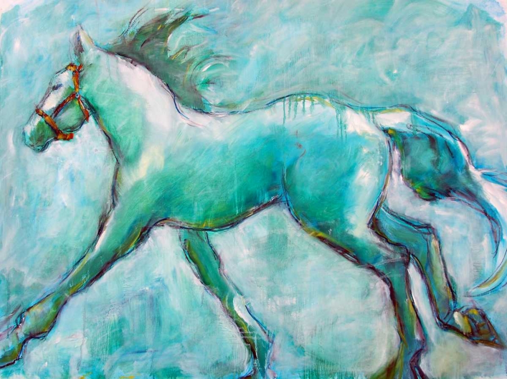 Running Horse art print by Kate Hoffman for $57.95 CAD