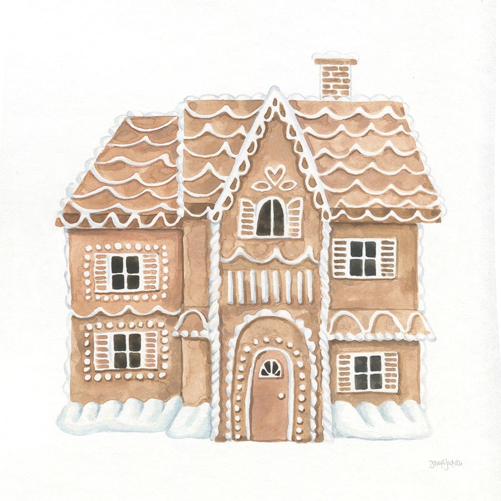 Gingerbread  Dream House I art print by Jenaya Jackson for $57.95 CAD