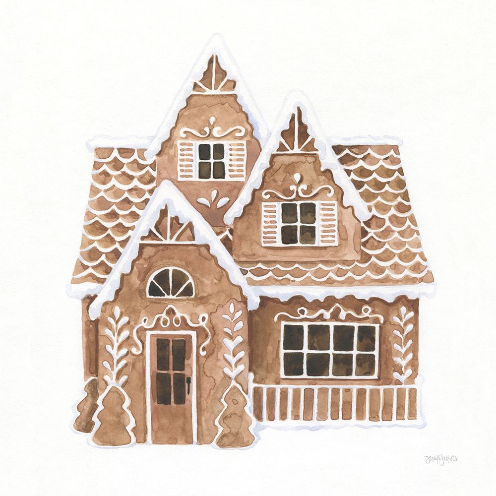 Gingerbread  Dream House II art print by Jenaya Jackson for $57.95 CAD