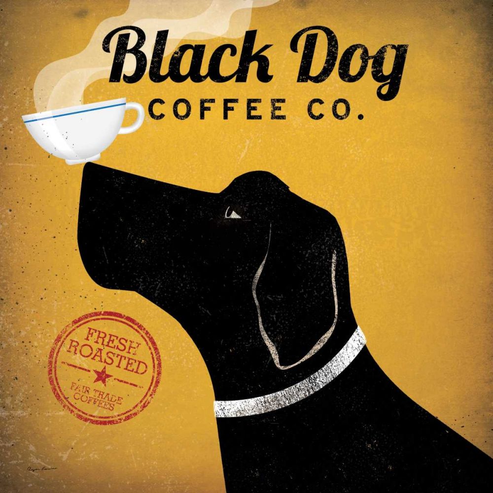 Black Dog Coffee Co art print by Ryan Fowler for $57.95 CAD