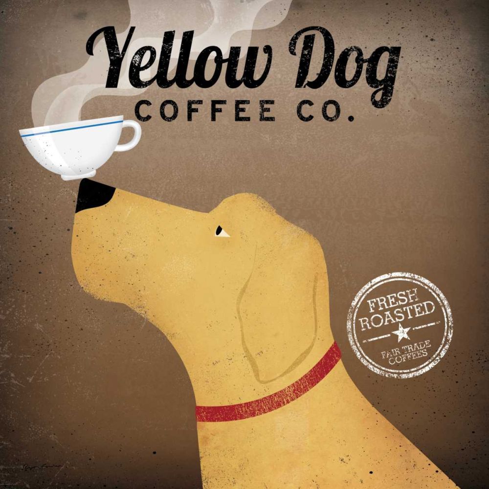 Yellow Dog Coffee Co art print by Ryan Fowler for $57.95 CAD